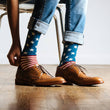 Load image into Gallery viewer, Let Feet-dom Ring American Flag Patriotic Sock - by Alynn
: Red/White/Blue / Sm/Med
