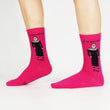 Load image into Gallery viewer, RBG Dissent Pink Crew Socks Medium