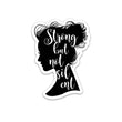 Load image into Gallery viewer, Strong but Not Silent Vinyl Sticker: Packaged Sticker