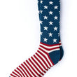 Load image into Gallery viewer, Let Feet-dom Ring American Flag Patriotic Sock - by Alynn
: Red/White/Blue / Sm/Med