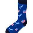 Load image into Gallery viewer, Democratic Donkey Carded Cotton Sock by Alynn