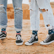 Load image into Gallery viewer, Let Feet-dom Ring American Flag Patriotic Sock - by Alynn
: Red/White/Blue / Sm/Med