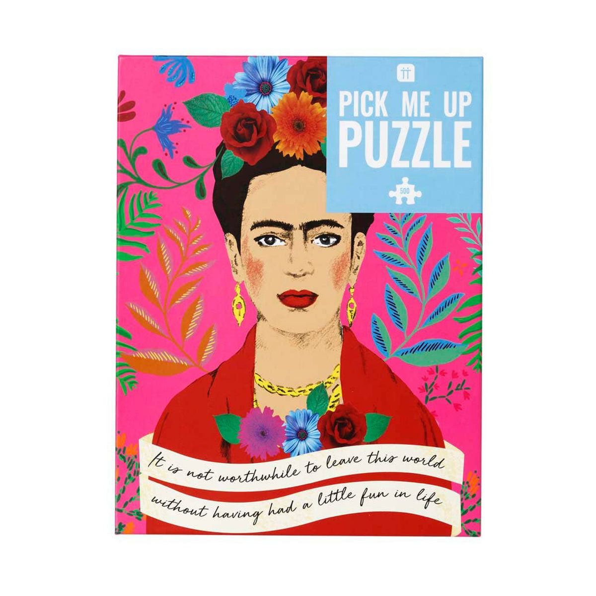 1000 Piece Frida Kahlo Jigsaw Puzzle - With Poster & Trivia, Colorful Portrait Art, Great Gift For Adults - View #9