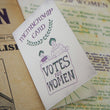 Load image into Gallery viewer, Take Courage Enamel Pin Badge - Votes for Women Collection