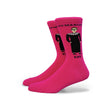 Load image into Gallery viewer, RBG Dissent Pink Crew Socks Medium