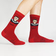 Load image into Gallery viewer, RBG Red Ankle Socks Medium