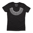 Load image into Gallery viewer, RBG Ruth Bader Ginsburg Dissent Collar T-Shirt: Standard Small - Black