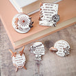 Load image into Gallery viewer, Sappho Poetry Enamel Pin Badge - Women Poets Collection