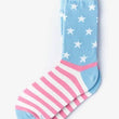 Load image into Gallery viewer, Let Feet-dom Ring American Flag Patriotic Sock - by Alynn
: Red/White/Blue / Sm/Med