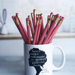 Load image into Gallery viewer, Behind Every Successful Woman is Herself Feminist Pencil Set