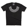 Load image into Gallery viewer, RBG Ruth Bader Ginsburg Dissent Collar T-Shirt: Standard Large - Black