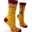 Load image into Gallery viewer, Love It's Not What You Say, It's What You Do! Ladies' Crew S