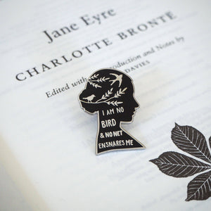 Jane Eyre Bronte Pin Badge - Gothic Literature Collection