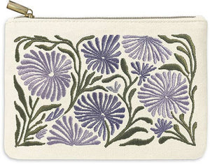 ZIP POUCH FLOWER MARKET ALLIUM