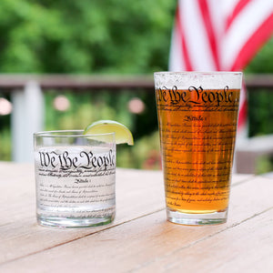 US Constitution Pint Glass