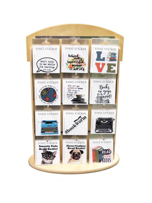 Words and Ideas Change the World Typewriter Vinyl Sticker: Packaged Sticker