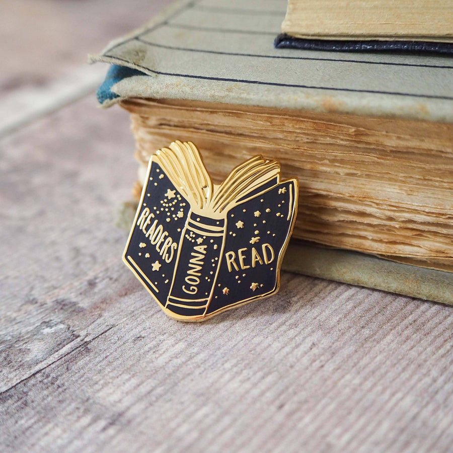 Readers Gonna Read - Book Lover Enamel Pin Badge - Reading