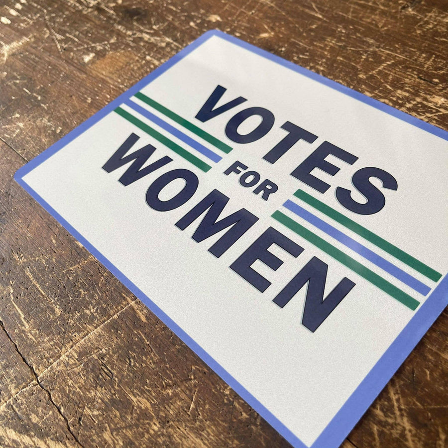 Votes for Woman suffragette - Metal  Sign: 16x24inch