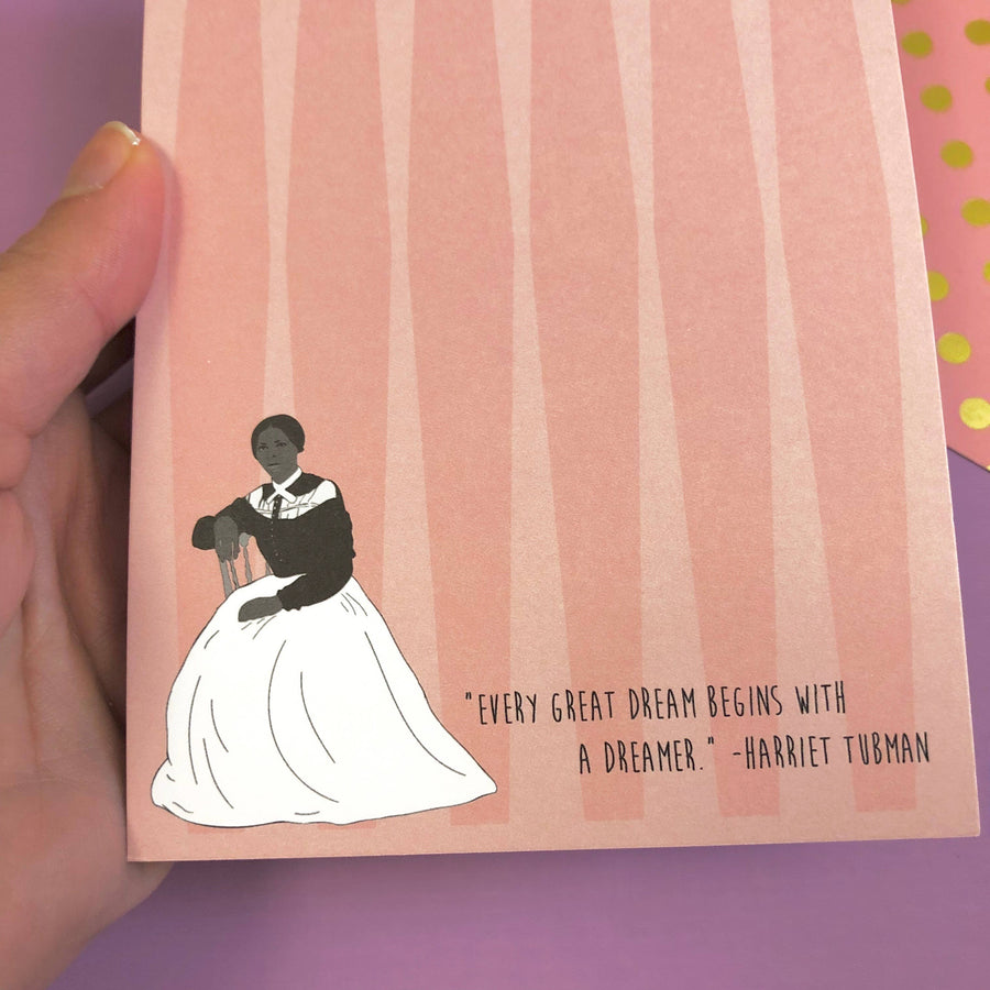 Harriet Tubman Quote Notepad