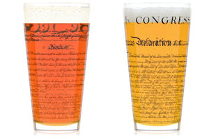 Constitution and Declaration Pint Glass Pair