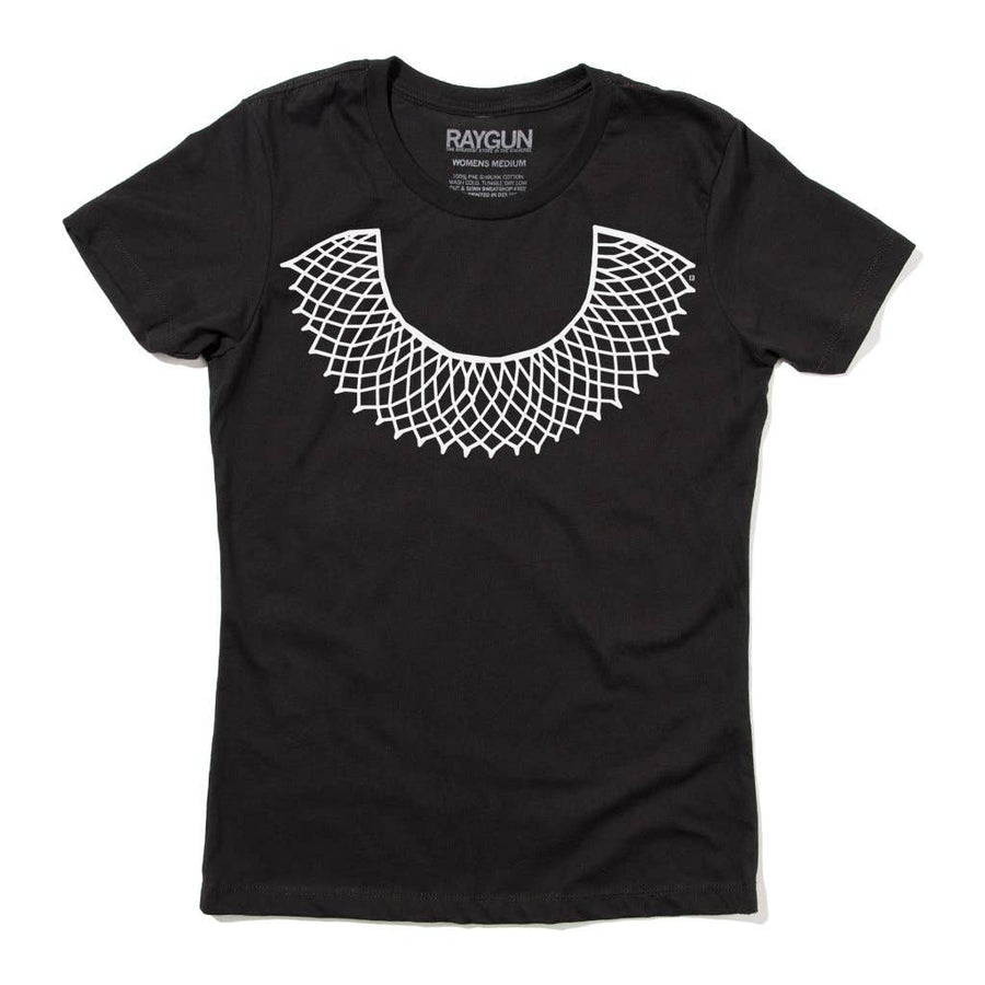 RBG Ruth Bader Ginsburg Dissent Collar T-Shirt: Standard Medium - Black