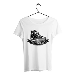 Chucks and Pearls Short Sleeve T-Shirt