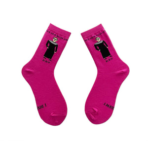 RBG Dissent Pink Crew Socks Medium