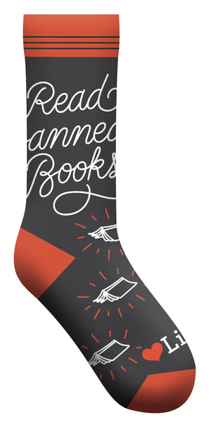 Read Banned Books Socks (LoveLit Book Theme)