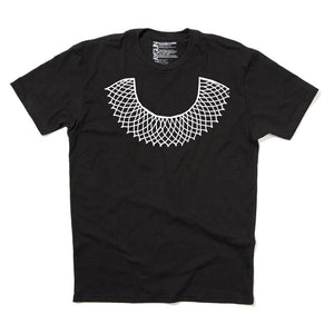 RBG Ruth Bader Ginsburg Dissent Collar T-Shirt: Standard Medium - Black