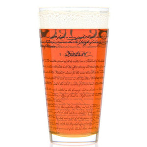 US Constitution Pint Glass