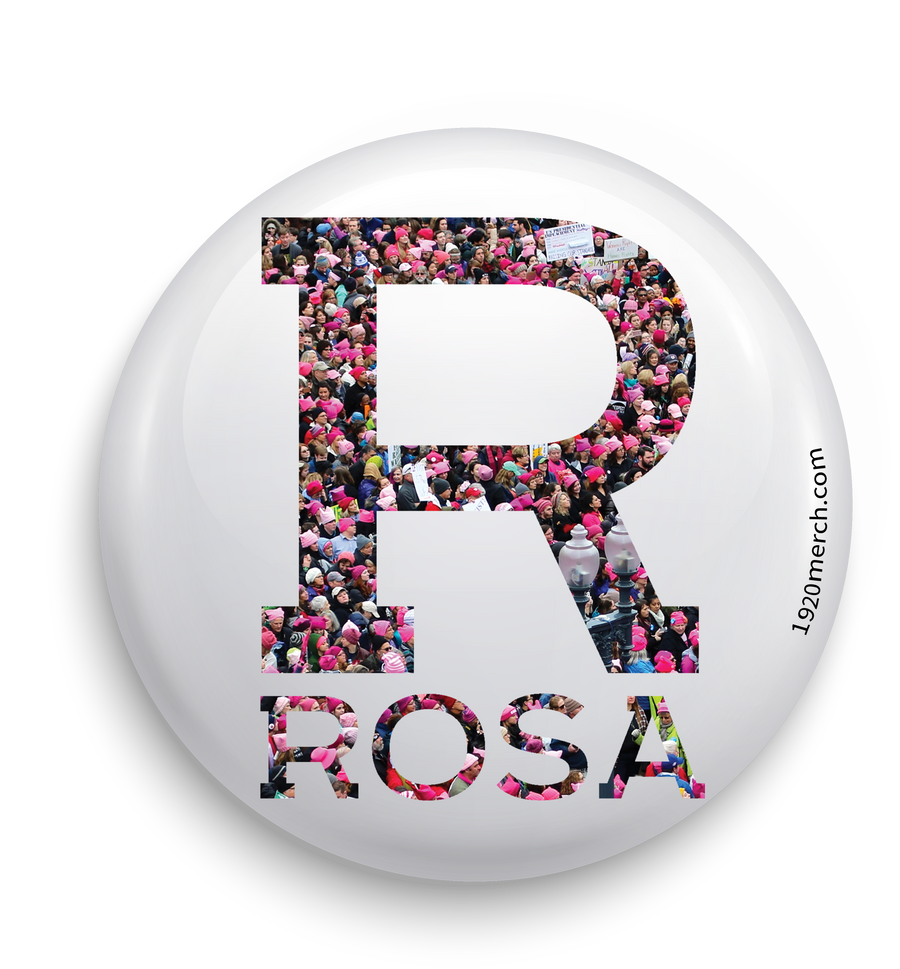I am ROSA - Historic March Background (White)