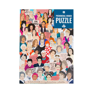 Inspirational Women 1000-Piece Puzzle with Poster and Trivia