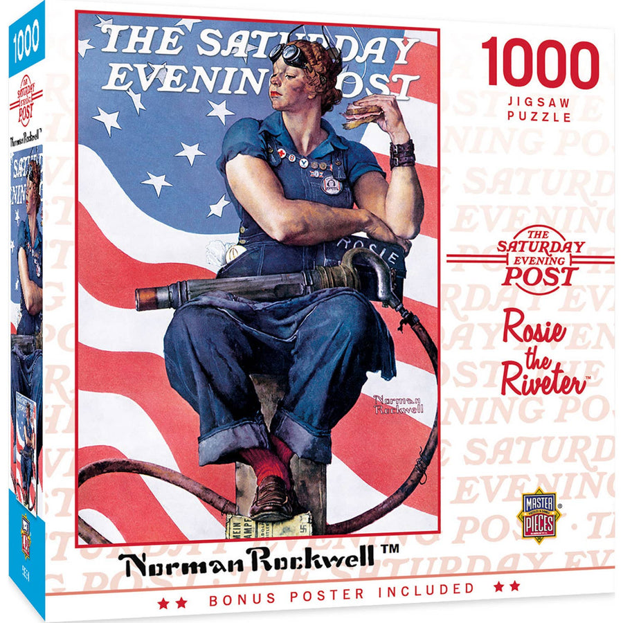 Saturday Evening Post - Rosie the Riveter 1000 Piece Puzzle