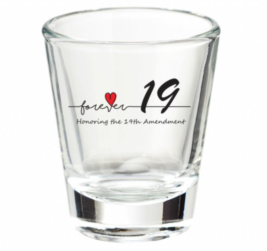 Forever 19 Heart Collectors Glass