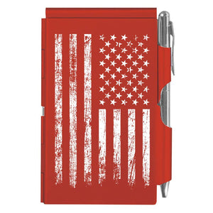 Flip Note - Distressed American Flag